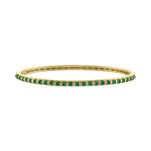 Boheme Bangle Bracelet Emerald