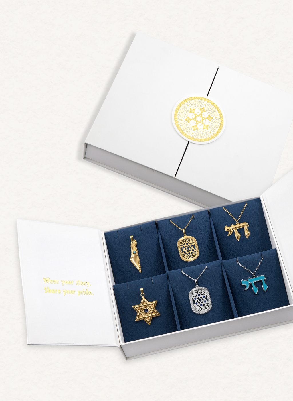 It began with a pendant.