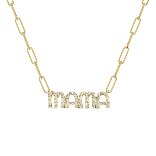 Milla Mama Wren Paperclip Chain Necklace