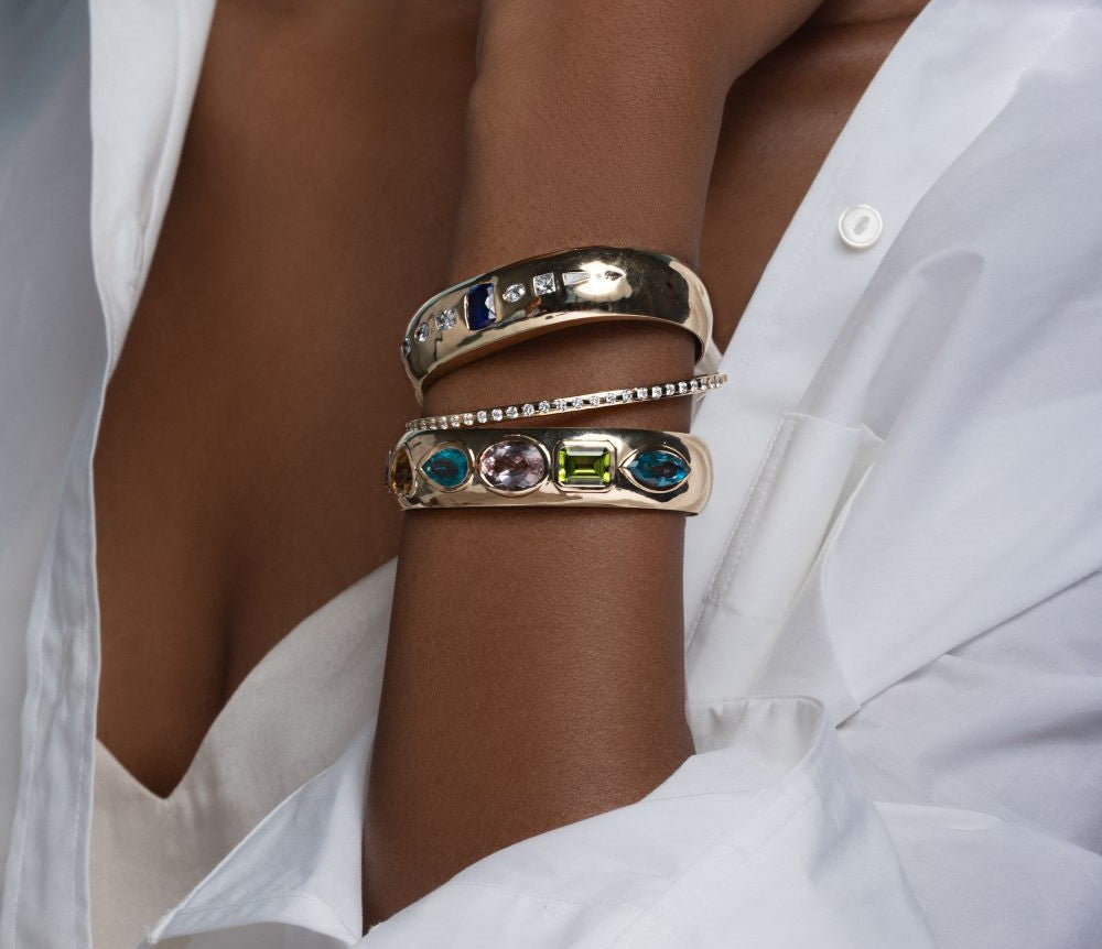 The Gemma gemmy bangle