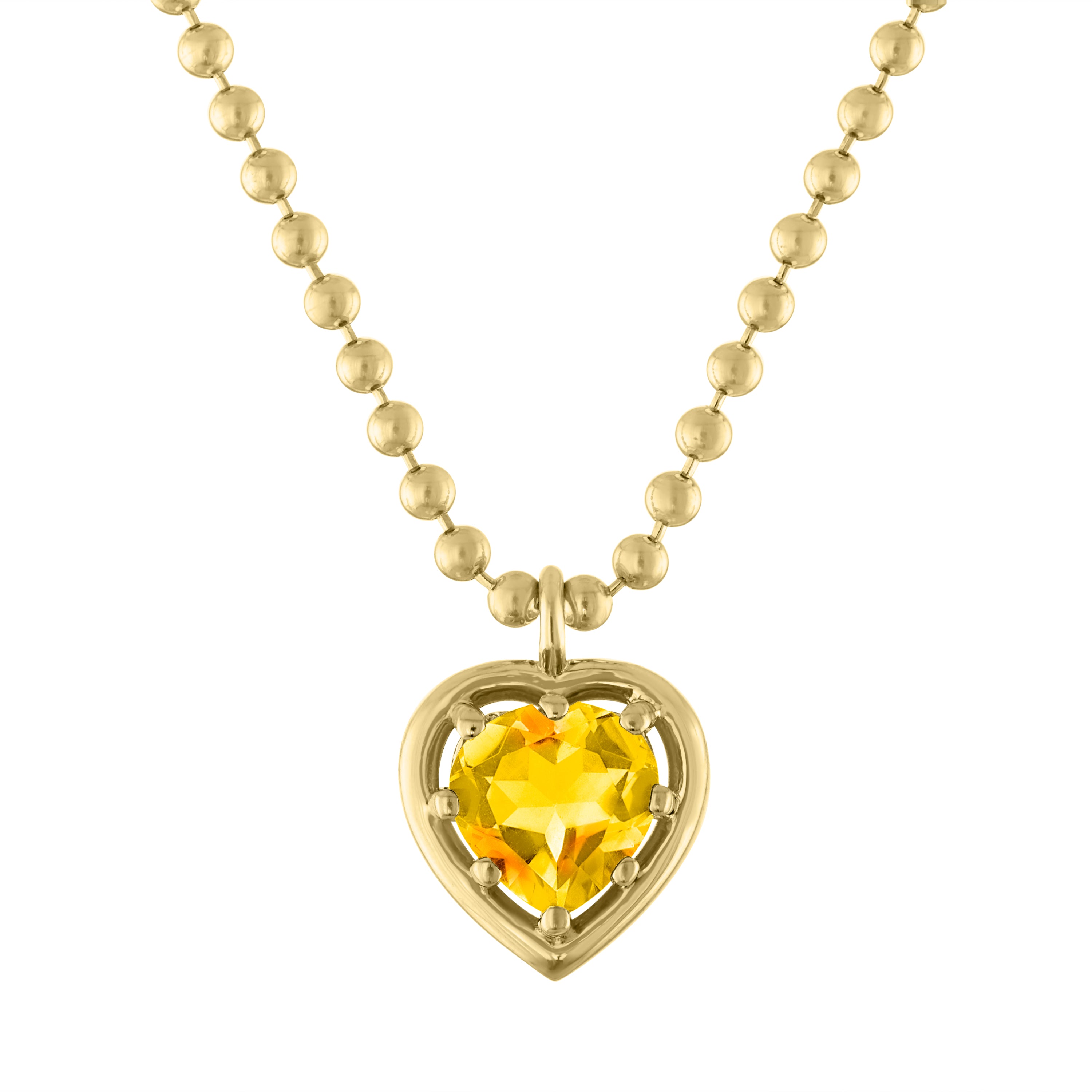 【VINTAGE HOLLYWOOD】Petit Heart Ball Chain Necklace VINTAGE HOLLYWOOD】Petit Heart Ball Chain Necklace (VINTAGE