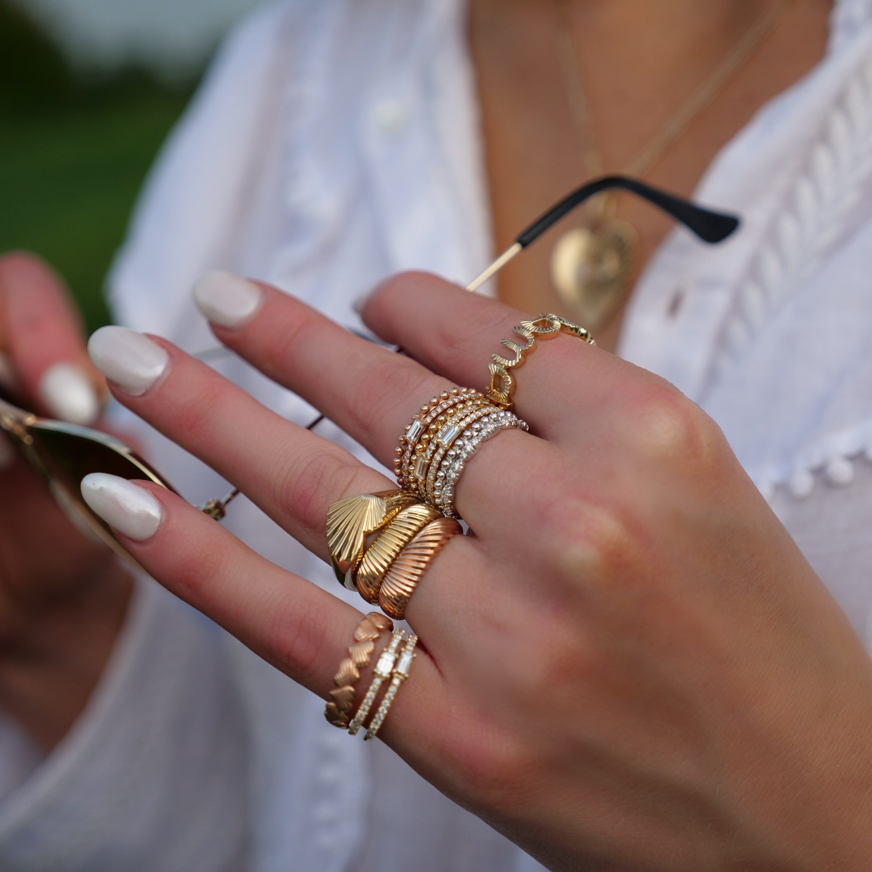 Kenzie Stacking Band: 14K White Gold, Size 5.5 – My Story By
