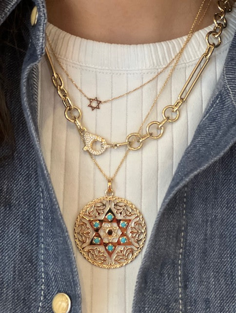 Hannah Star of David Pendant Necklace