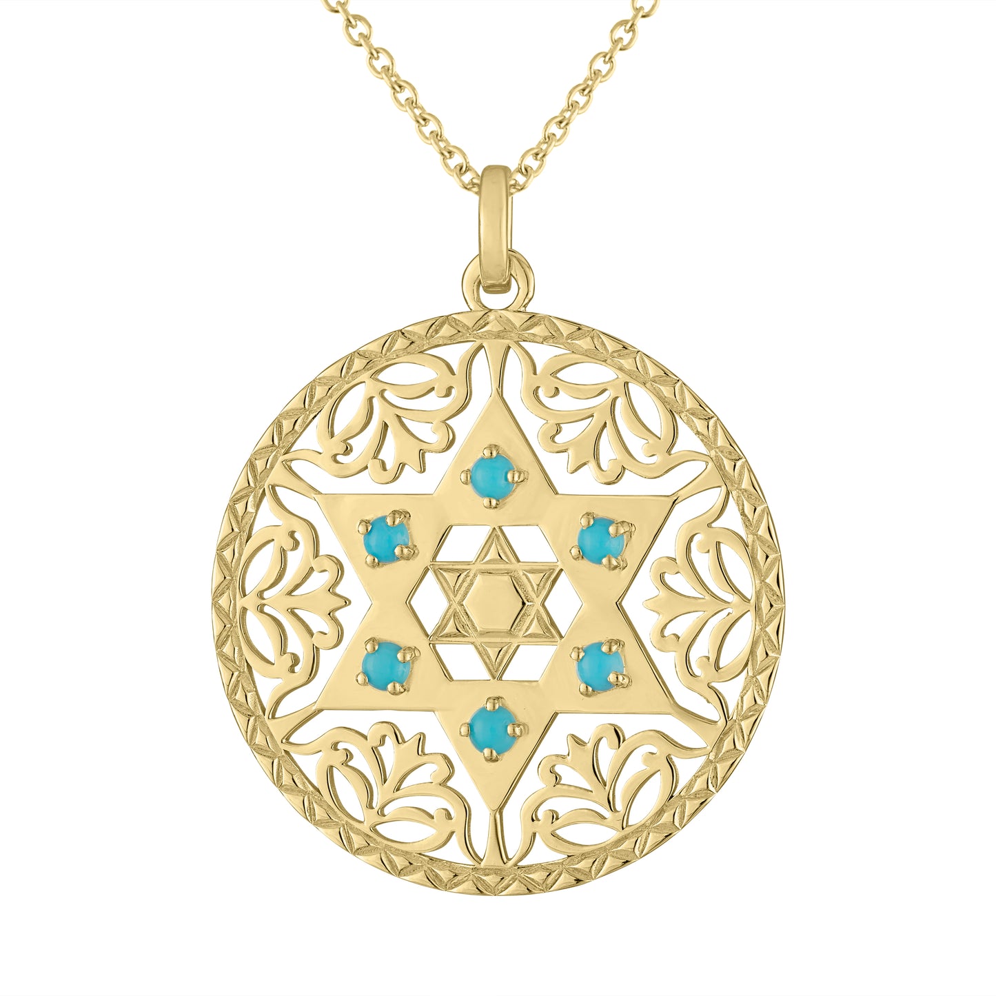 Hannah Star of David Pendant Necklace