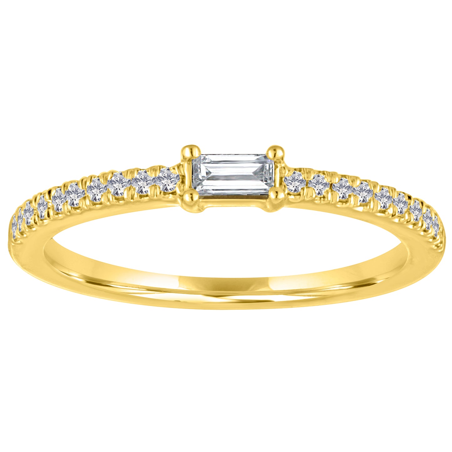 Julia Baguette Birthstone Ring